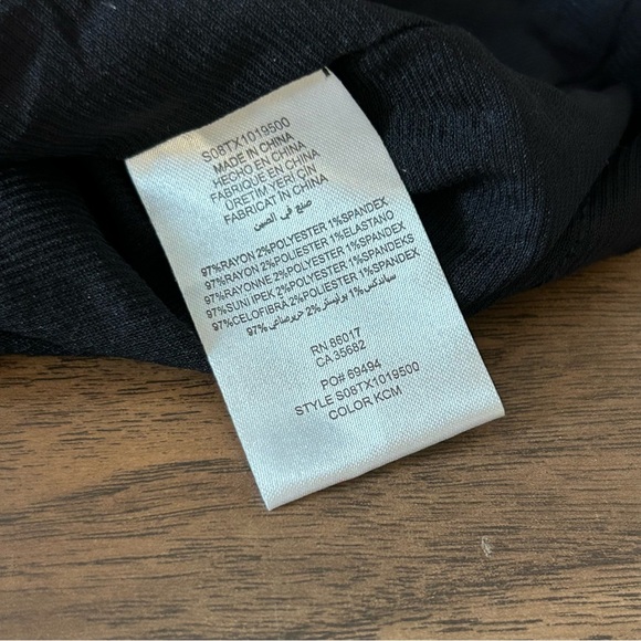 NWT Bebe Striped V-Neck Dress in Black and White XS - Picture 7 of 13